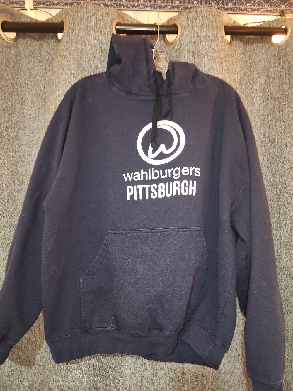 Wahlburgers Men's Navy Hoodie